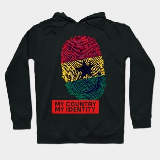 Ghana Country Flag Identity Hoodie